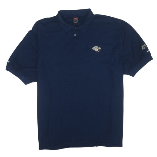 Nike Men's Blue 2XL Dri-Fit Polo Shirt Regular Fit Sports Top