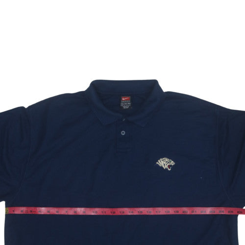 Nike Men's Blue 2XL Dri-Fit Polo Shirt Regular Fit Sports Top