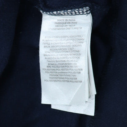 Ralph Lauren Women Navy Blue Cotton Crew Neck Sweatshirt M