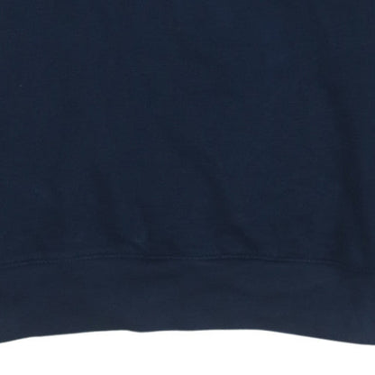 Ralph Lauren Women Navy Blue Cotton Crew Neck Sweatshirt M