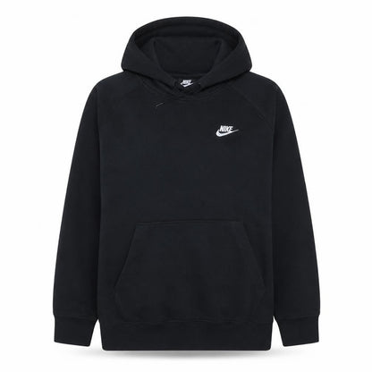 Nike Womens Black 1X Pullover Hoodie Sweatshirt with Logo