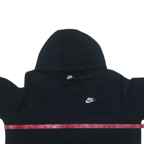 Nike Womens Black 1X Pullover Hoodie Sweatshirt with Logo