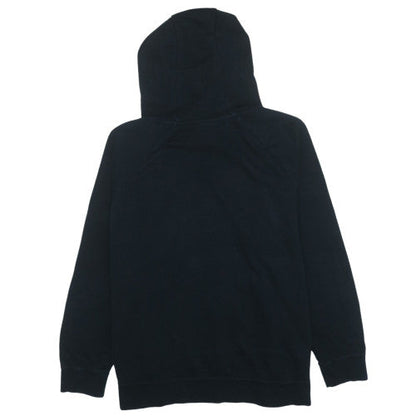 Nike Womens Black 1X Pullover Hoodie Sweatshirt with Logo
