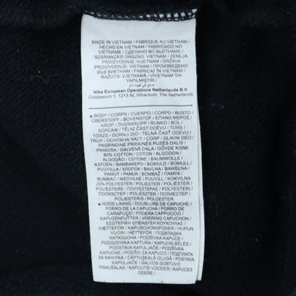 Nike Womens Black 1X Pullover Hoodie Sweatshirt with Logo