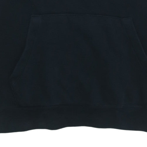 Nike Womens Black 1X Pullover Hoodie Sweatshirt with Logo