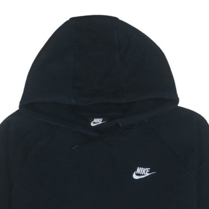 Nike Womens Black 1X Pullover Hoodie Sweatshirt with Logo