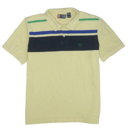 Chaps Men's Beige Short Sleeve Polo Shirt XL Classic Fit Cotton