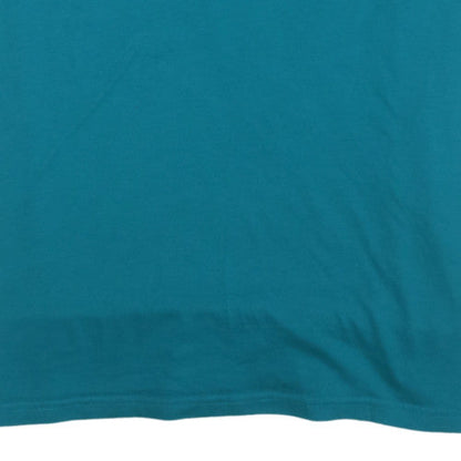 Under Armour Men's Teal Graphic Crew Neck T-Shirt XL Loose Fit