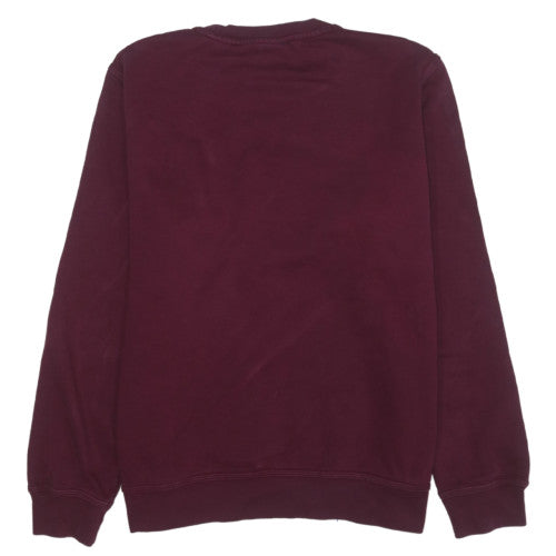 Nike Men's Burgundy Crew Neck Sweatshirt XL Cotton Blend Classic Style