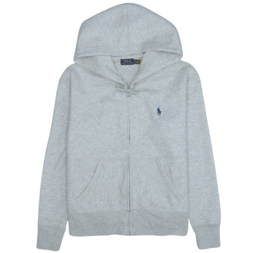 Polo Ralph Lauren Women Grey Full Zip Hoodie XS Classic Fit