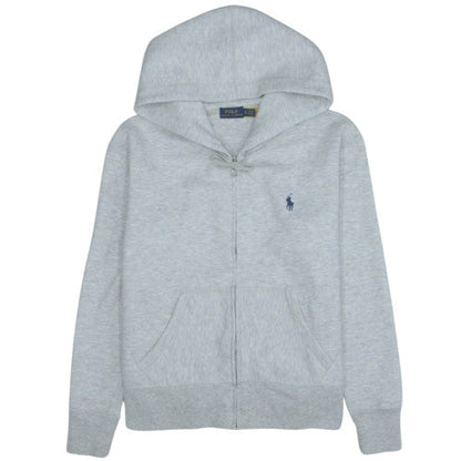 Polo Ralph Lauren Women Grey Full Zip Hoodie XS Classic Fit