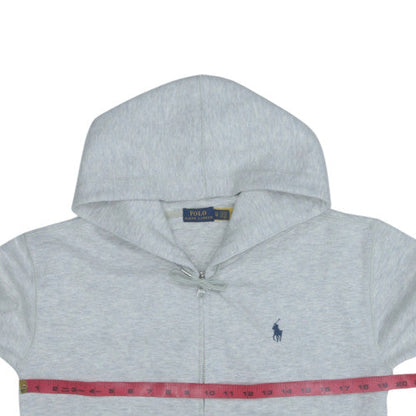Polo Ralph Lauren Women Grey Full Zip Hoodie XS Classic Fit
