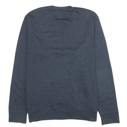 Champion Men's Grey Pullover Sweatshirt L Logo Crew Neck
