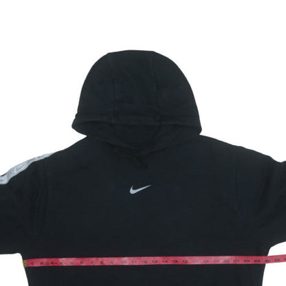 Nike Men's Black Pullover Hoodie M Regular Fit Fleece Sportswear