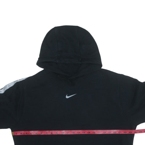 Nike Men's Black Pullover Hoodie M Regular Fit Fleece Sportswear