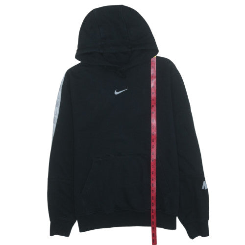 Nike Men's Black Pullover Hoodie M Regular Fit Fleece Sportswear