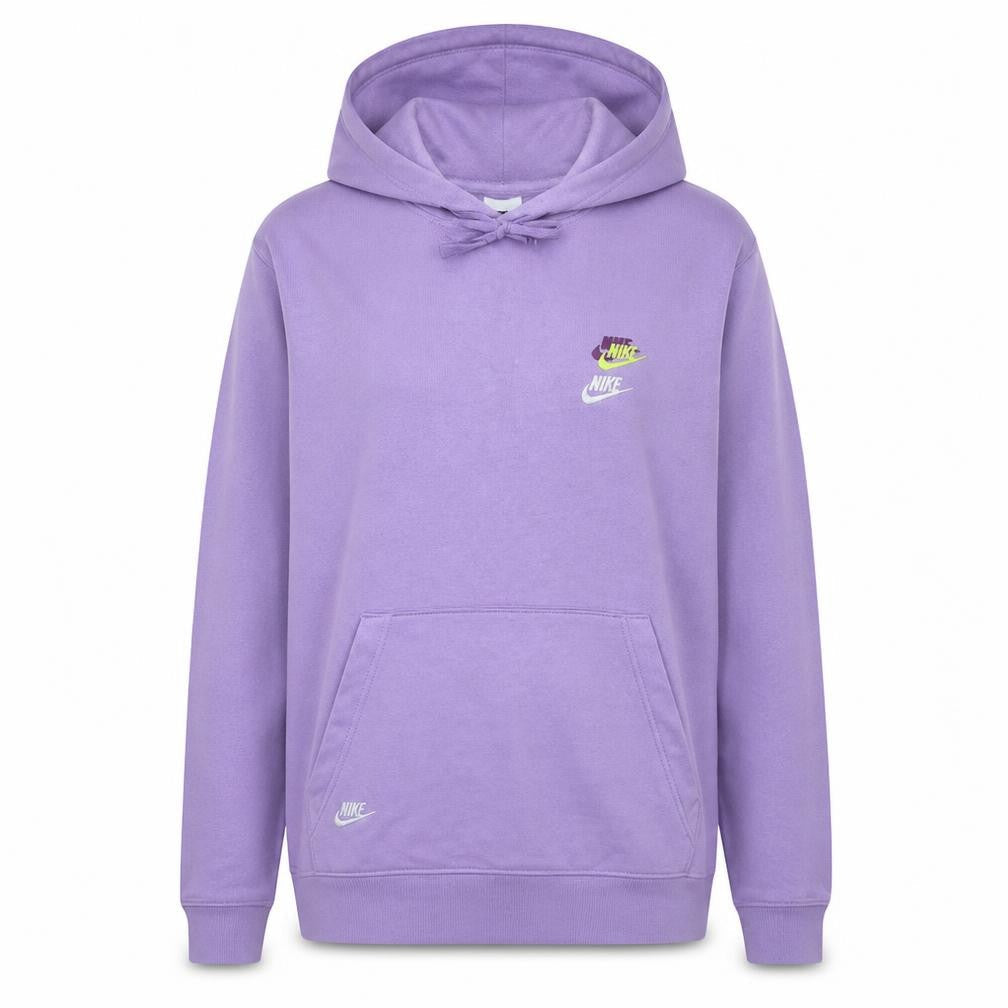 Nike Womens Purple XL Pullover Hoodie Sweatshirt with Logo