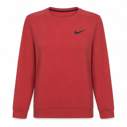Nike Womens Red Dri-Fit Pullover Sweatshirt Size M Crew Neck