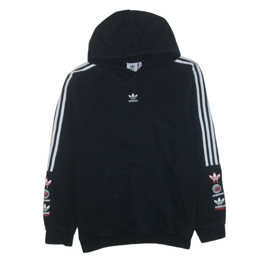 Adidas Men’s Black XL Pullover Hoodie Fleece Sportswear