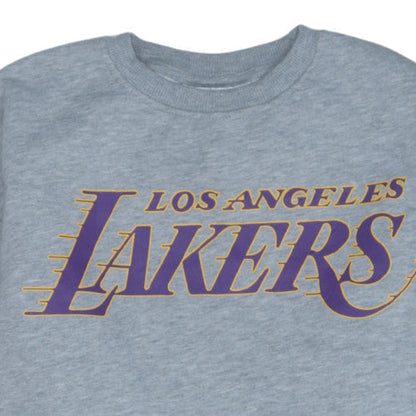 NBA Los Angeles Lakers Grey Crew Neck Sweatshirt Womens XS