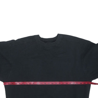 Champion Men's Black Crew Neck Pullover Sweatshirt Size L