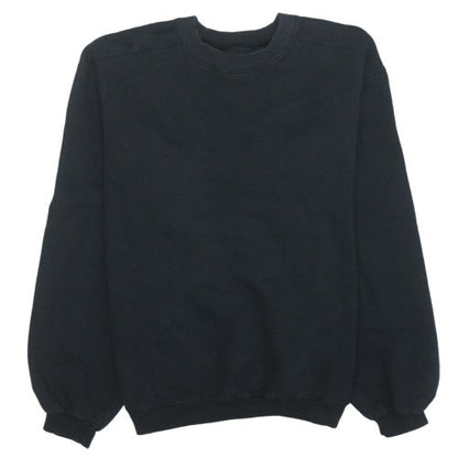 Champion Men's Black Crew Neck Pullover Sweatshirt Size L