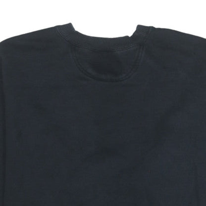 Champion Men's Black Crew Neck Pullover Sweatshirt Size L