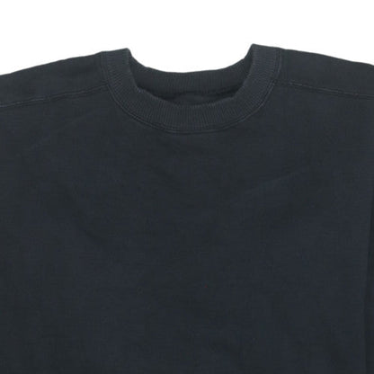 Champion Men's Black Crew Neck Pullover Sweatshirt Size L