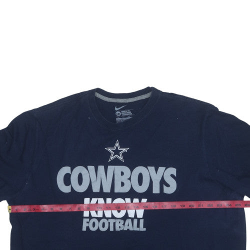 Nike Men's Blue XXL Dallas Cowboys Graphic Sports T-Shirt