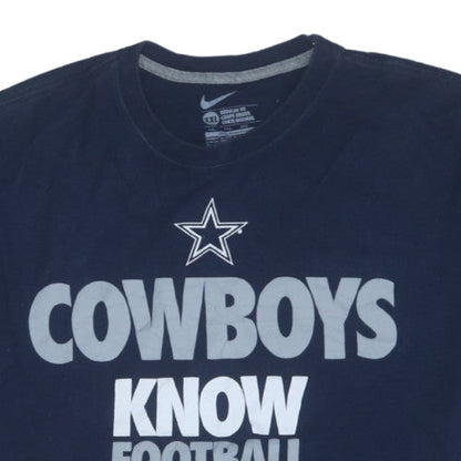 Nike Men's Blue XXL Dallas Cowboys Graphic Sports T-Shirt
