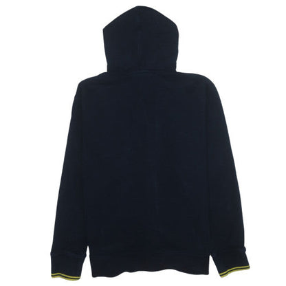 Fred Perry Men’s Black 2XL Full Zip Hoodie with Yellow Trim