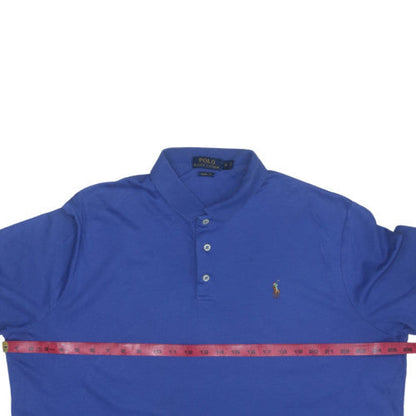 Ralph Lauren Men's Blue Classic Fit Short Sleeve Polo Shirt XL