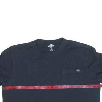 Dickies Mens Black XL Crew Neck Short Sleeve Cotton T-Shirt