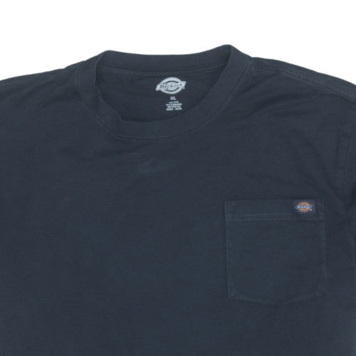 Dickies Mens Black XL Crew Neck Short Sleeve Cotton T-Shirt