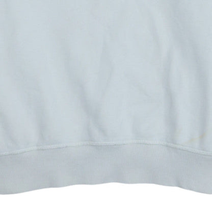 Napapijri Men's White Crew Neck Sweatshirt Size M Regular Fit