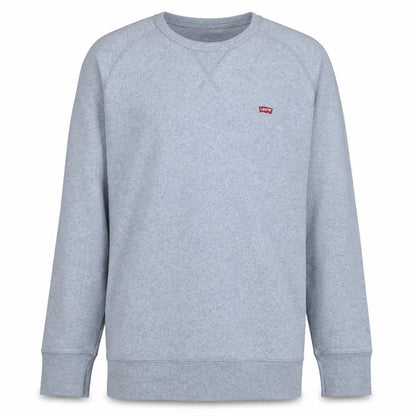 Levi's Men's Grey Sweatshirt M Crew Neck Fleece Pullover Casual