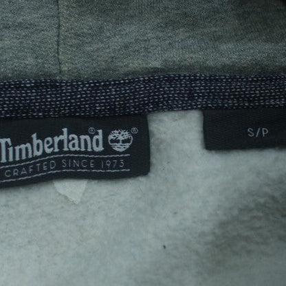Timberland Men's Grey Full Zip Hoodie S Fleece Cotton Outdoor