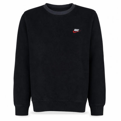 Nike Men's Black Small Pullover Crew Neck Fleece Sweatshirt