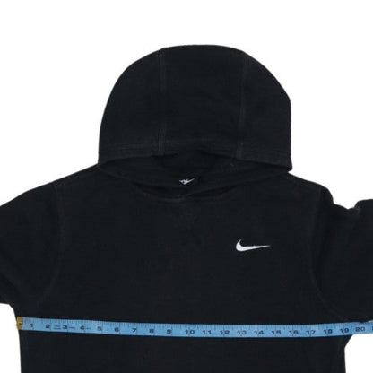 Nike Boys Black Pullover Hoodie XL 13-15 Years Fleece Logo Sweatshirt