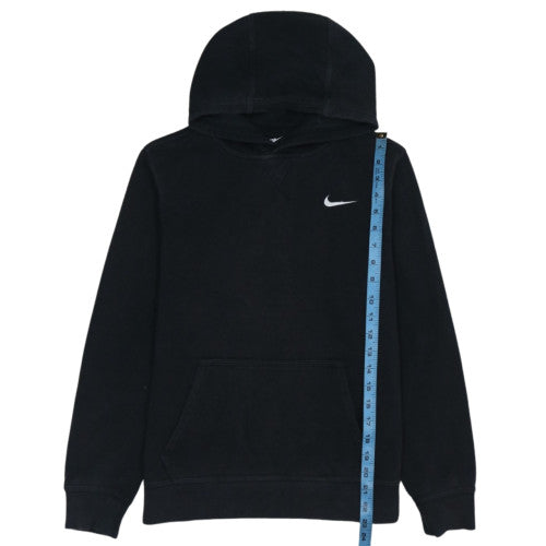 Nike Boys Black Pullover Hoodie XL 13-15 Years Fleece Logo Sweatshirt