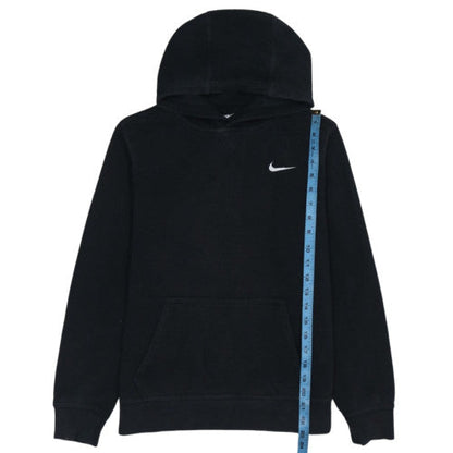 Nike Boys Black Pullover Hoodie XL 13-15 Years Fleece Logo Sweatshirt