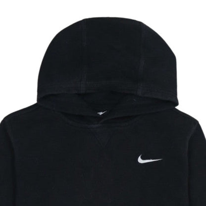 Nike Boys Black Pullover Hoodie XL 13-15 Years Fleece Logo Sweatshirt