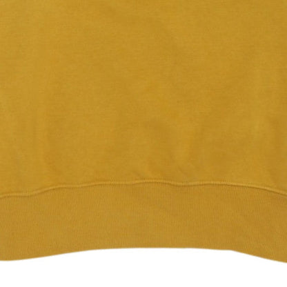 Nike Womens Yellow Crew Neck Pullover Sweatshirt Size M