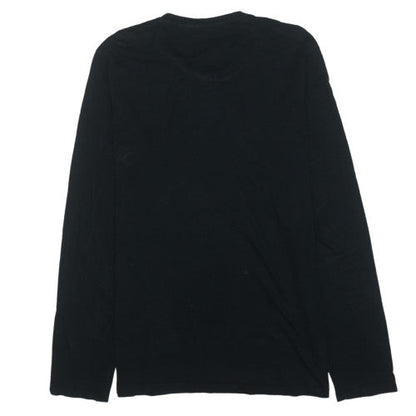 Levi's Men's Black Long Sleeve Crew Neck Cotton T-Shirt Size L