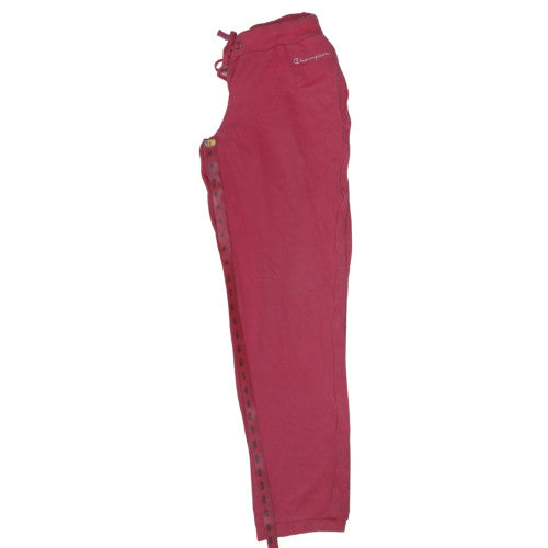 Champion Women's Pink Fleece Sweatpants S Elastic Waist Casual