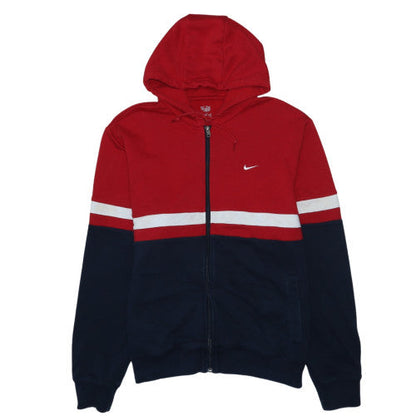 Nike Men's Red Full Zip Hoodie Sweatshirt XL Sports Fleece
