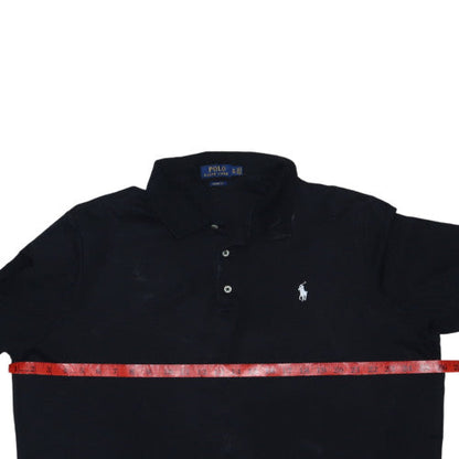 Ralph Lauren Men's Black Classic Fit Cotton Polo Shirt XL