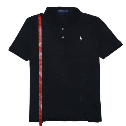 Ralph Lauren Men's Black Classic Fit Cotton Polo Shirt XL