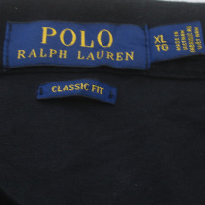 Ralph Lauren Men's Black Classic Fit Cotton Polo Shirt XL