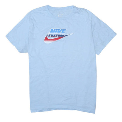 Nike Men's Blue 2XL Graphic Logo Sports T-Shirt